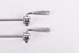 Campagnolo pre cpsc quick release set Record and Super Record, #1001/3 and #1006/8 front and rear Skewer from the 1950s - 1970s