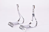 NOS Ale Puntapiedi in acciaio mod. Rapid/L chromed steel Toe Clip set in size L