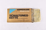 NOS/NIB 5-speed / 6-speed Wippermann Weiss-Stern (White  Star) Schaltungskette Nr. #117 golden Chain in 1/2" x 3/32" with 116 links