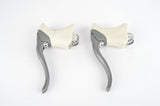 Shimano 600 Ultegra #BL-6403 aero brake lever set with white hoods from the 1990s