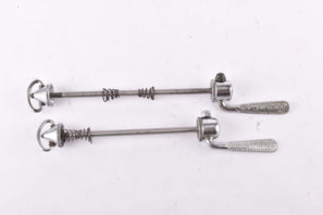 Campagnolo pre cpsc quick release set Record and Super Record, #1001/3 and #1006/8 front and rear Skewer from the 1950s - 1970s