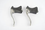 Shimano 105 #BL-1051 aero brake lever set with black hoods from the late 1980s