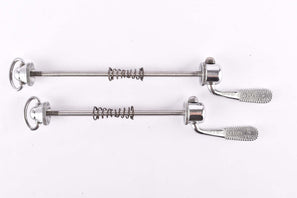 Campagnolo post CPSC quick release set Record and Super Record, #1001/3 and #1006/8 front and rear Skewer from the 1970s - 80s