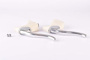 Shimano RX100 #BL-A550 aero brake lever set with white hoods from 1990