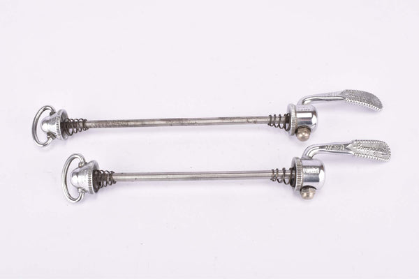 Campagnolo quick release set Record and Super Record, #1001/3 and #1006/8 front and rear Skewer from the 1970s - 1980s