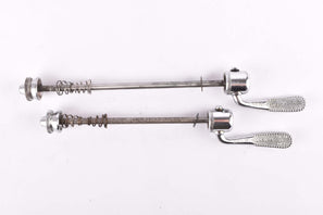 Campagnolo post CPSC quick release set Nuovo Tipo #1310 and #1311 front and rear Skewer from the 1970s - 80s