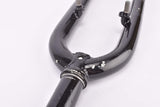 26" Black MTB Steel Fork with Eyelets for Fenders