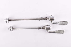 Campagnolo post CPSC quick release set Nuovo Tipo #1310 and #1311 front and rear Skewer from the 1970s - 80s