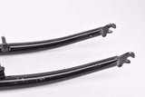 26" Black MTB Steel Fork with Eyelets for Fenders