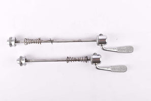 Campagnolo post CPSC quick release set Nuovo Tipo #1310 and #1311 front and rear Skewer from the 1970s - 80s