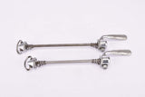 Campagnolo pre cpsc quick release set Record and Super Record, #1001/3 and #1006/8 front and rear Skewer from the 1950s - 1970s