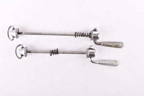 Campagnolo pre cpsc quick release set Record and Super Record, #1001/3 and #1006/8 front and rear Skewer from the 1950s - 1970s