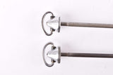 Campagnolo pre cpsc quick release set Record and Super Record, #1001/3 and #1006/8 front and rear Skewer from the 1950s - 1970s