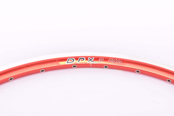 NOS Rigida DPX red anodized single Clincher Rim in 28"/622mm (700C) with 36 holes