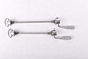 Campagnolo post CPSC quick release set Record and Super Record, #1001/3 and #1006/8 front and rear Skewer from the 1970s - 80s